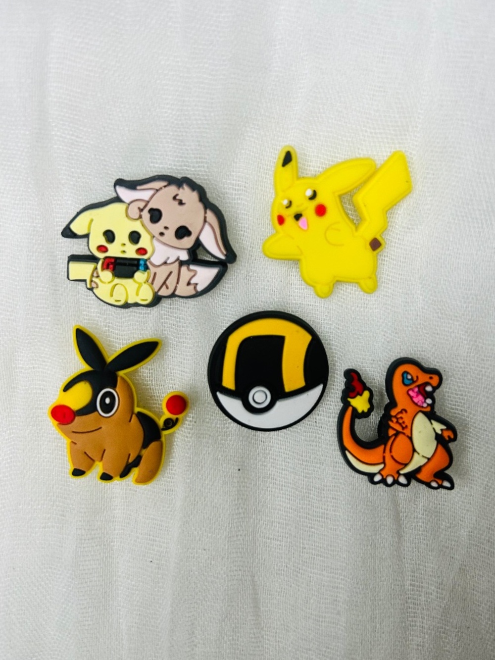 Pokemon Croc Charms, Jibbitz - Set #62